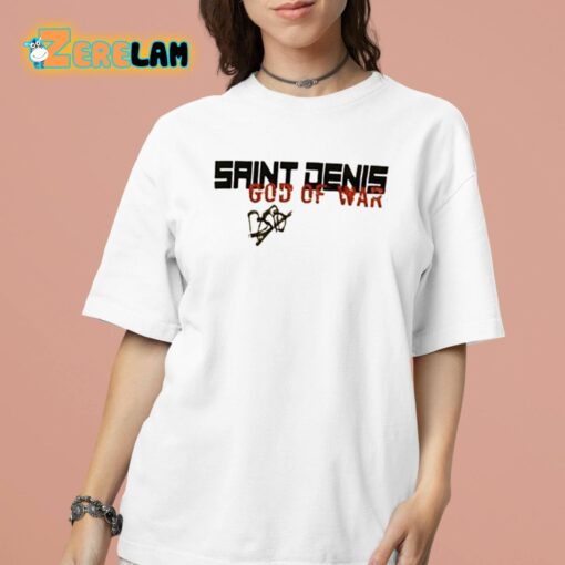 President Macron Saint Denis God Of War Shirt