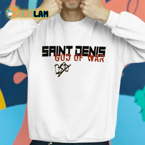 President Macron Saint Denis God Of War Shirt