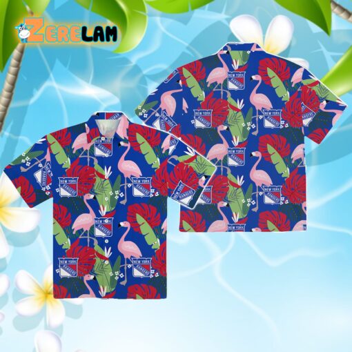 Rangers Flamingo Hawaiian Shirt