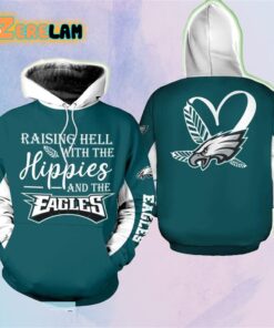 Raising Hell With The Hippies And The Eagles Hoodie