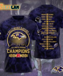 Ravens AFC North Division Champions 2023 Shirt 1 1