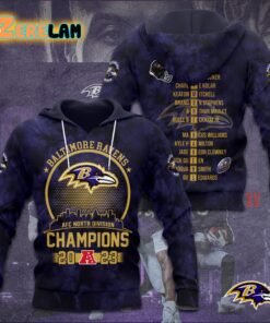 Ravens AFC North Division Champions 2023 Shirt 2 1
