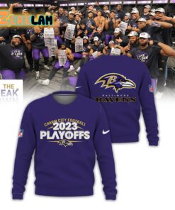 Ravens Charm City Football Playoffs Hoodie 3