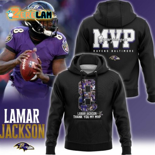 Ravens Lamar Jackson Thank You My MVP Hoodie