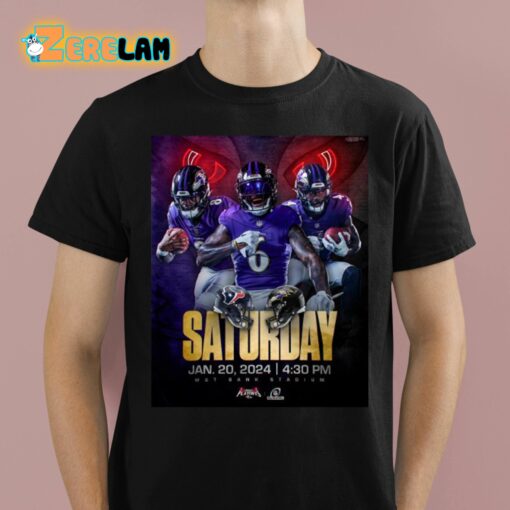 Ravens Saturday Jan 20 2024 Shirt