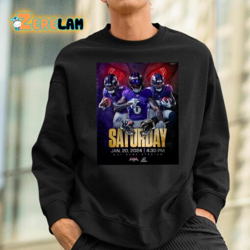 Ravens Saturday Jan 20 2024 Shirt