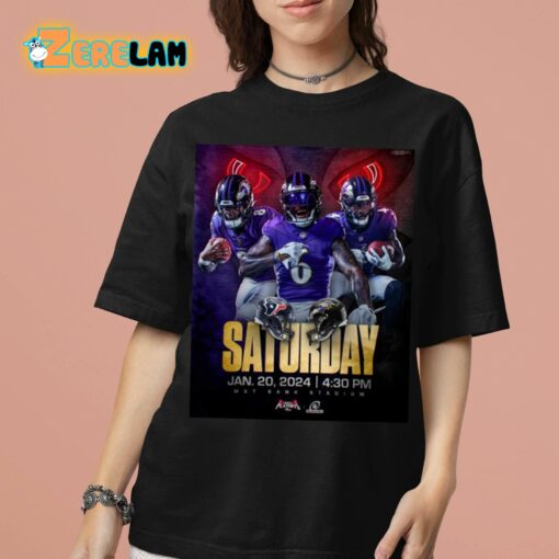 Ravens Saturday Jan 20 2024 Shirt