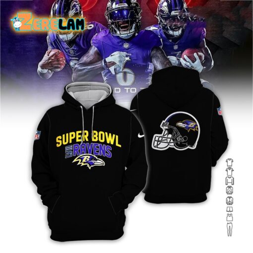 Ravens Super Bowl LVIII Champions Hoodie - Zerelam