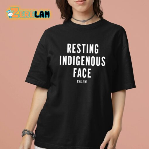 Resting Indigenous Face Shirt