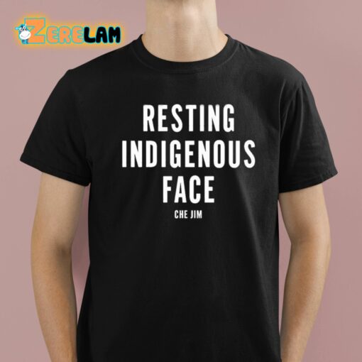 Resting Indigenous Face Shirt