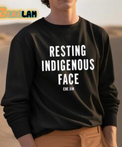Resting Indigenous Face Shirt 3 1