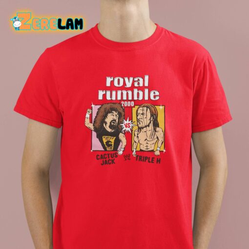 Royal Rumble 2000 Cactus Jack Vs Triple H Shirt