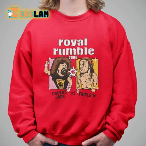 Royal Rumble 2000 Cactus Jack Vs Triple H Shirt