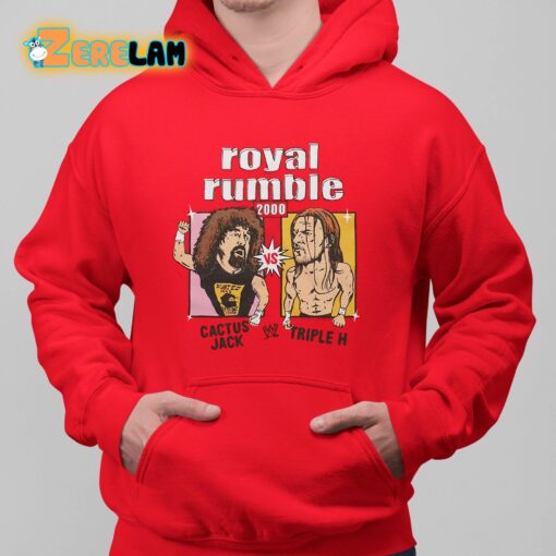 Royal Rumble 2000 Cactus Jack Vs Triple H Shirt