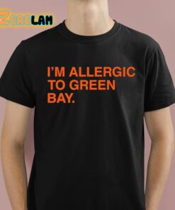 Sean Abram Im Allergic To Green Bay Shirt 1 1