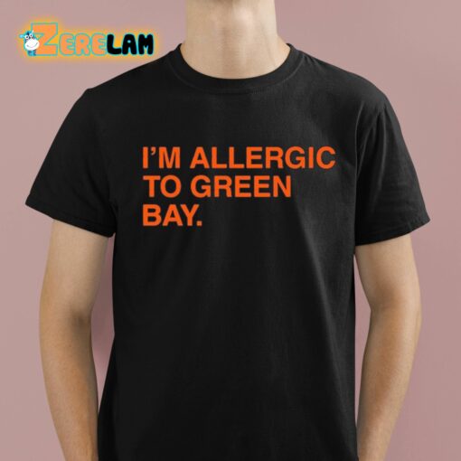 Sean Abram I’m Allergic To Green Bay Shirt