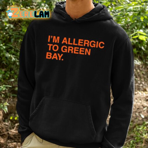 Sean Abram I’m Allergic To Green Bay Shirt