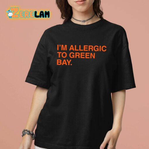 Sean Abram I’m Allergic To Green Bay Shirt