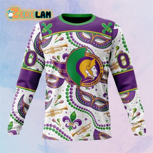 Senators Special Mardi Gras Hoodie