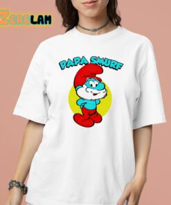Shannon Sharpe Papa Smurf Character Shirt 16 1