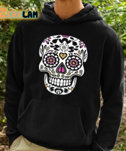 Skull Skeleton Flower Funny Shirt 2 1