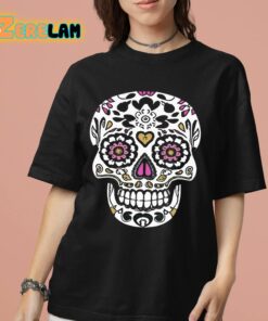 Skull Skeleton Flower Funny Shirt 7 1