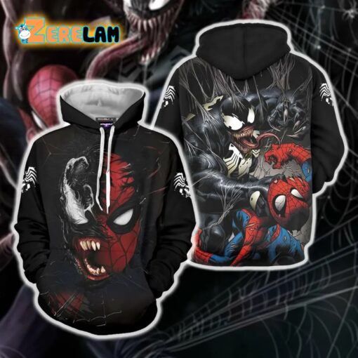 Spider-Man And Venom Hoodie