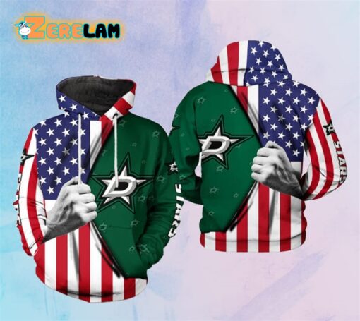 Stars US FLag Hoodie