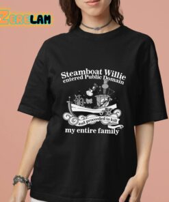 Steamboat Willie Entered Public Domain Shirt