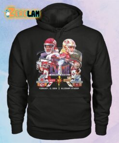Super Bowl LVIII Chiefs Vs 49ers February 11 2024 Allegiant Stadium Shirt 3