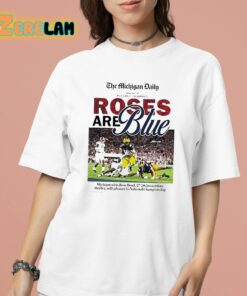 The Michigan Daily Rose Are Blue Shirt