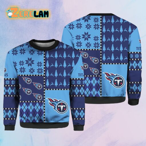 Titans Fans Knitted Ugly Christmas Sweater