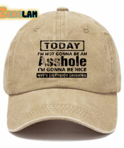Today I’m Not Gonna Be An Asshole I’m Gonna Be Nice Why’s Everybody Laughing Hat