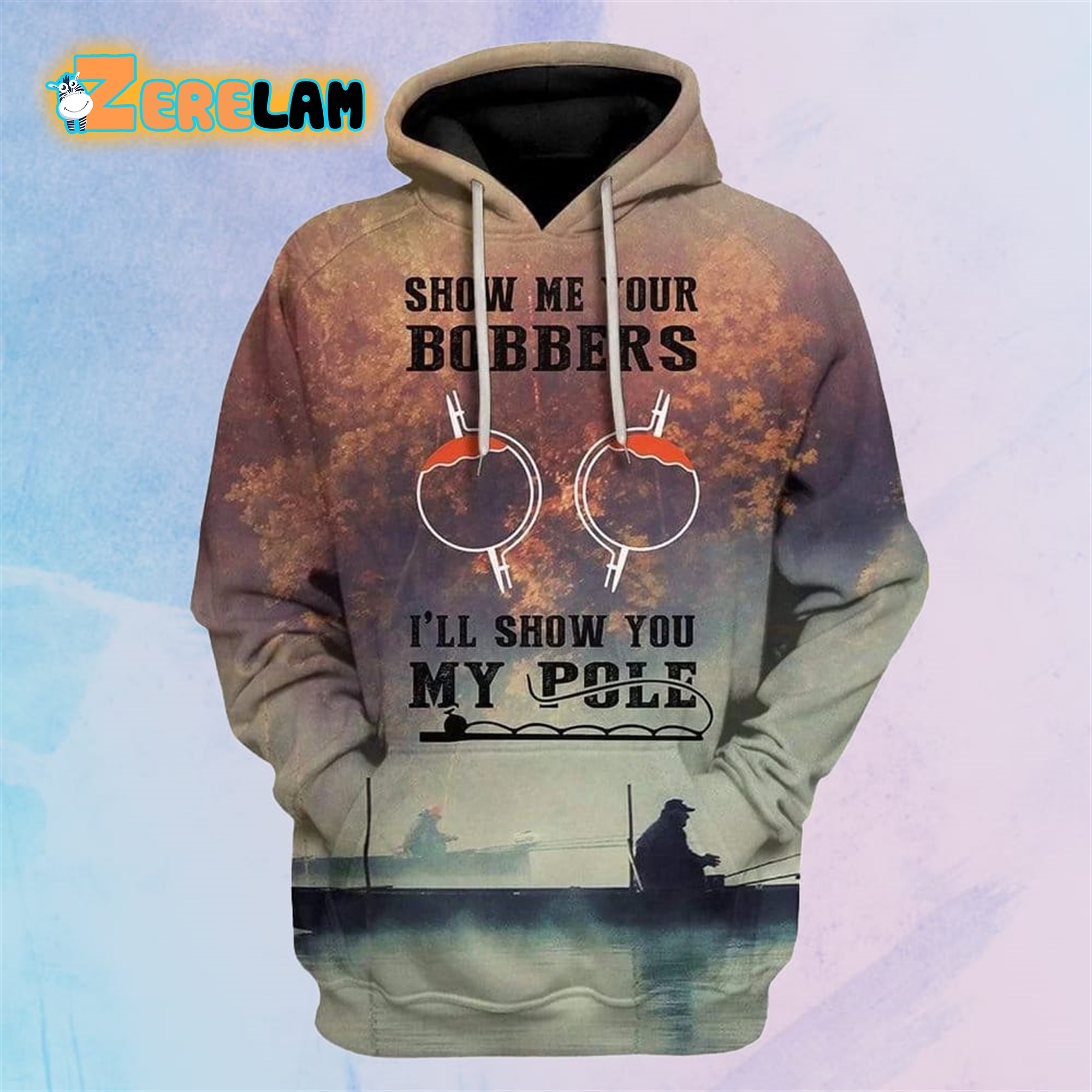 Are you looking at my Bobbers? Funny Fishing Gifts for Women Zip Hoodie