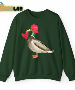 Valentine Mallard Duck Hunting Sweatshirt