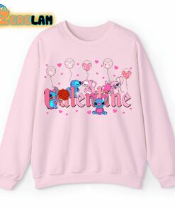 Valentine Stitch And Friend Sweatshirt