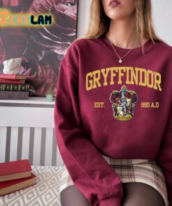 Vintage Gryffindor Est 990 A.D Wizard Hogwarts House Sweatshirt