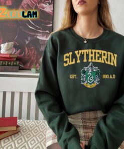Vintage Slytherin Est 990 A.D Wizard Hogwarts House Sweatshirt