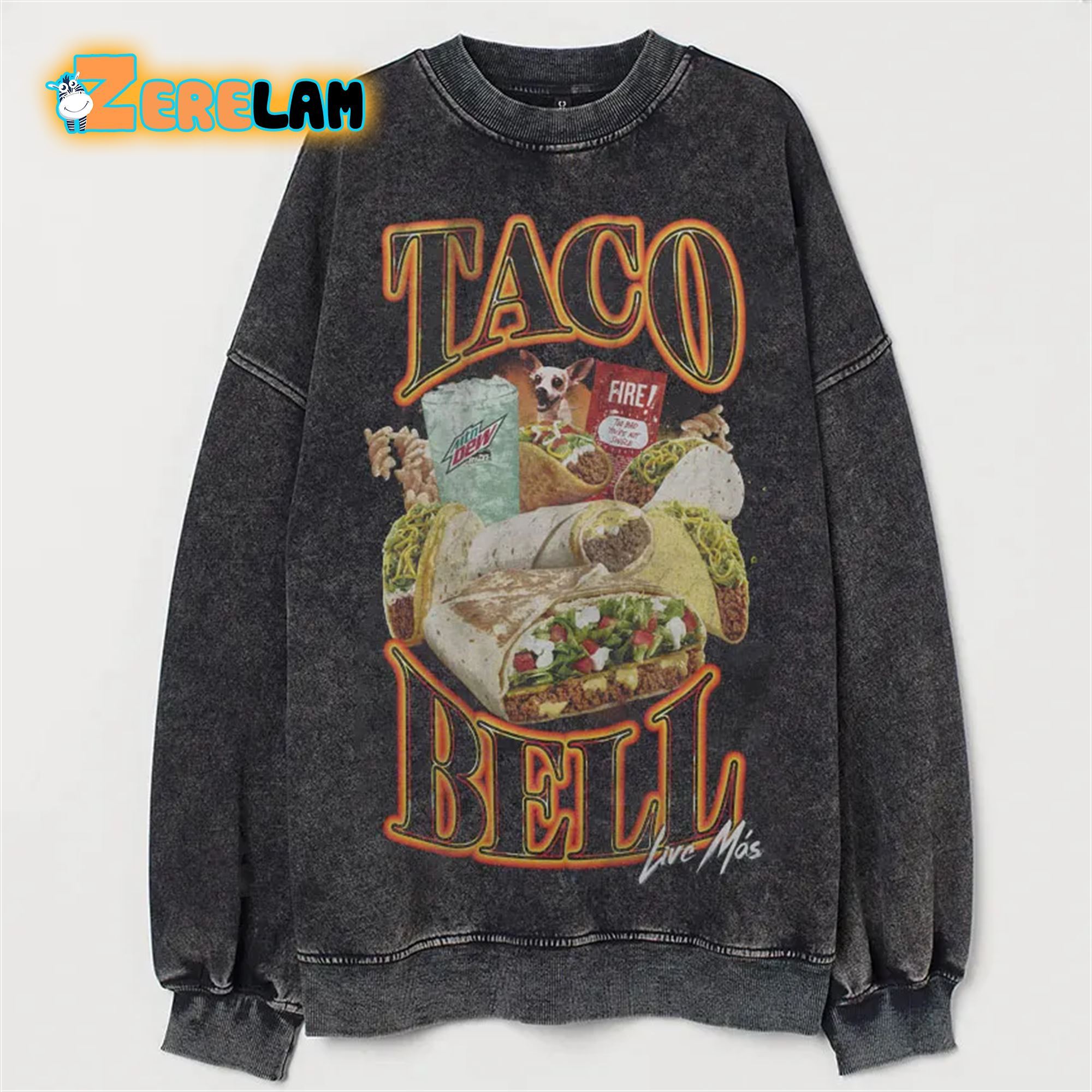 Vintage Taco Bell 90's Bootleg Sweatshirt - Zerelam