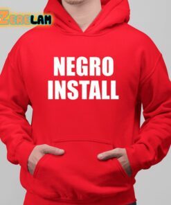 Woolie Versus Negro Install Shirt 6 1 1