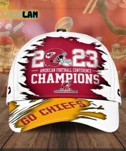 2023 American Football Conference Champions Championship Go Chiefs Hat