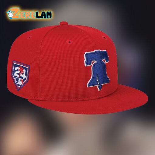 2024 Phillies Batting Practice Hat Zerelam