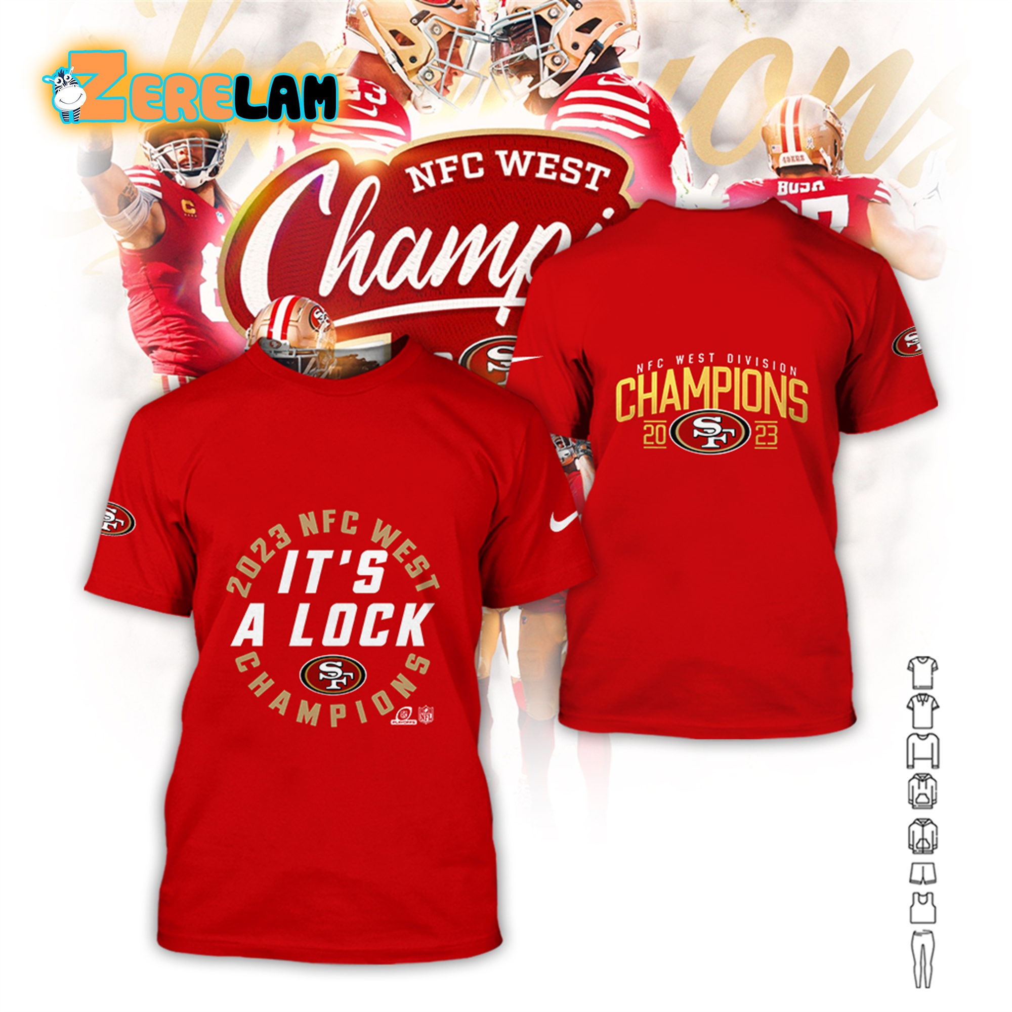 Super Bowl LVIII NFC Champions Are All In 49ers Hoodie - Zerelam