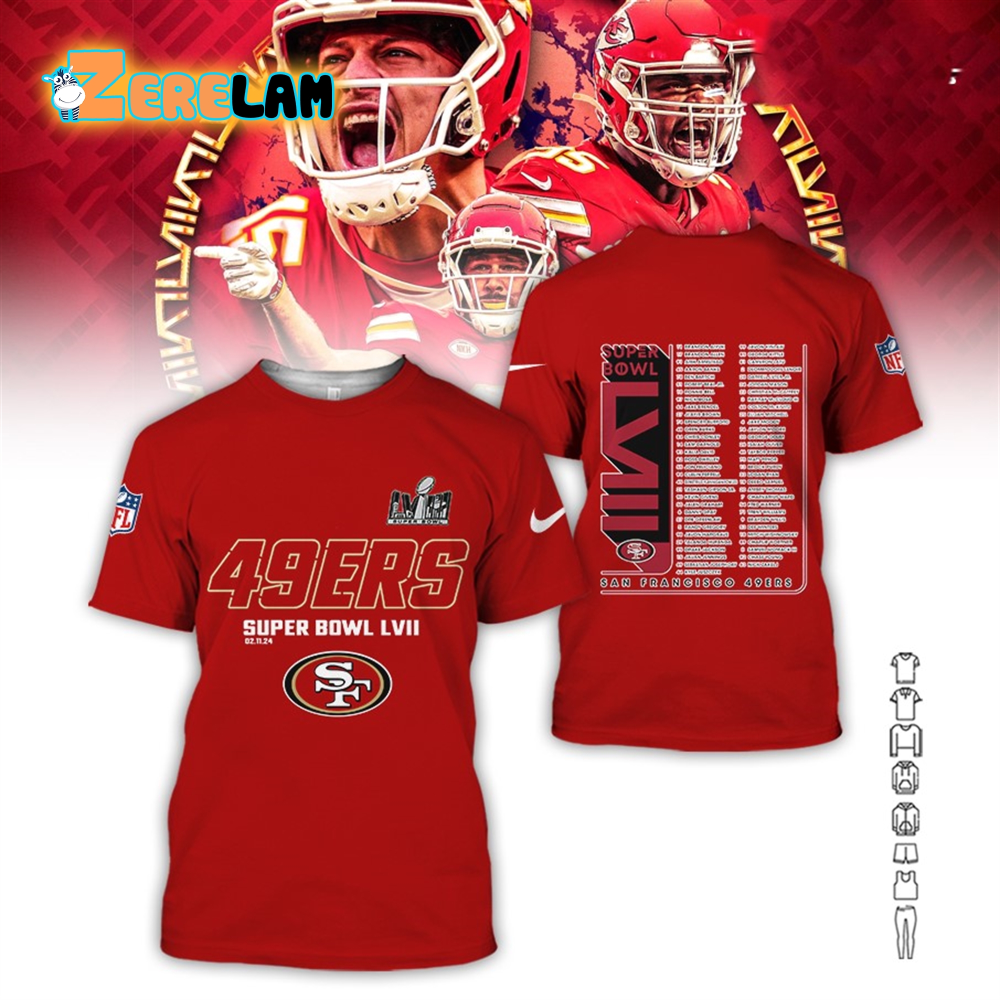 All the San Francisco 49ers merch you need for the Super Bowl - Good  Morning America