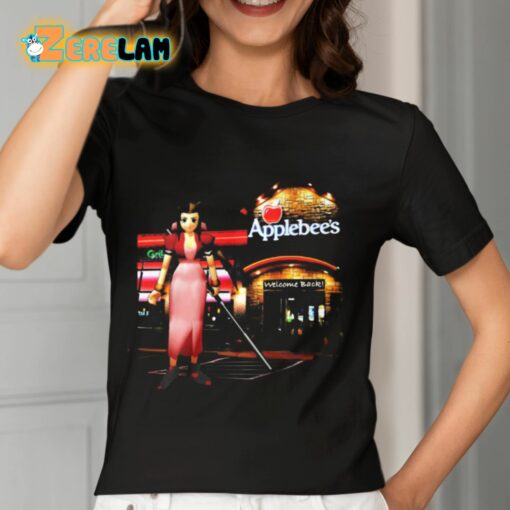 Advent Children My Aerith Applebee’s Welcome Back Shirt