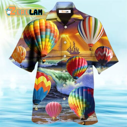 Air Balloon Love Life Style Hawaiian Shirt
