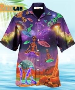 Alien Galaxy Awesome UFO Hawaiian Shirt