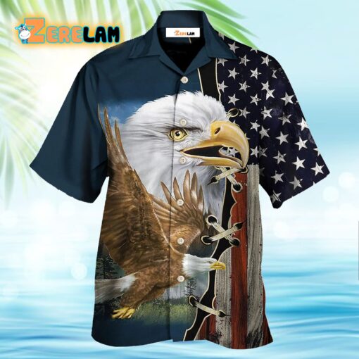 America Eagle Wildlife Faith Hawaiian Shirt