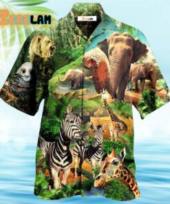 Animals Love And Conserve Our Wildlife and Diversity Hawaiian Shirt
