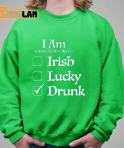 Barstool I Am Check All That Apply Irish Lucky Drunk Shirt 8 1